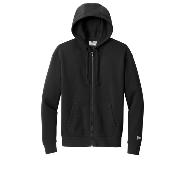 New Era® Heritage Fleece Combed Cotton/Poly Full-Zip Unisex Hoodie