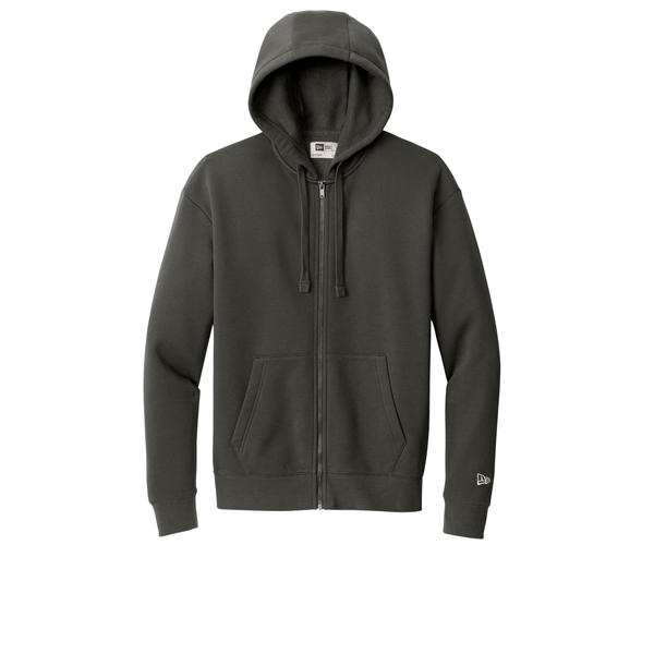 New Era® Heritage Fleece Combed Cotton/Poly Full-Zip Unisex Hoodie