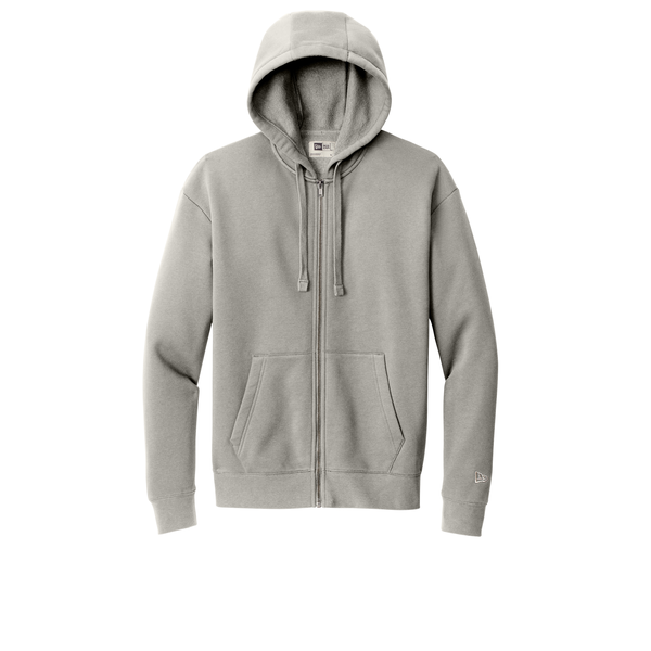 New Era® Heritage Fleece Combed Cotton/Poly Full-Zip Unisex Hoodie