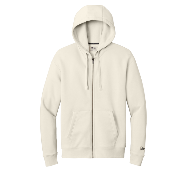 New Era® Heritage Fleece Combed Cotton/Poly Full-Zip Unisex Hoodie