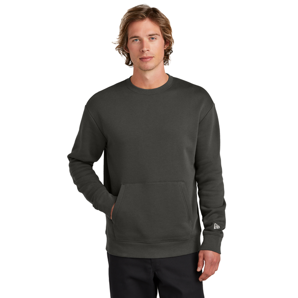 New Era® Heritage Fleece Cotton/Poly Unisex Pocket Crew