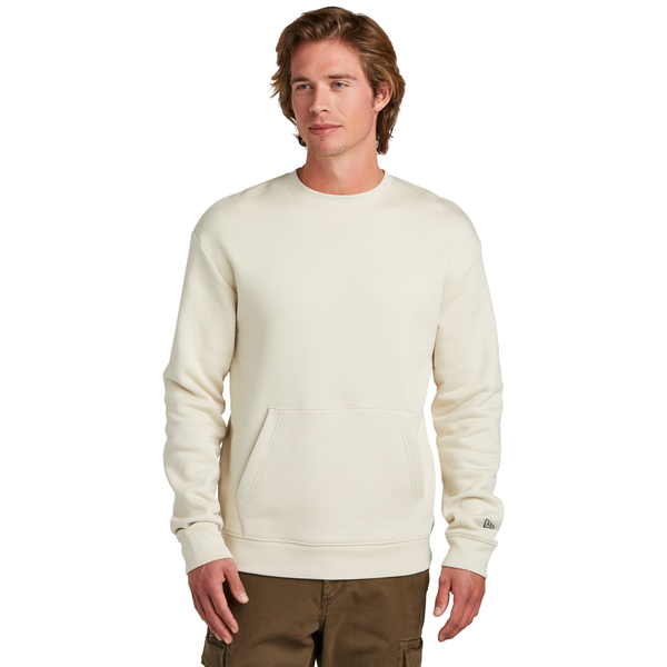 New Era® Heritage Fleece Cotton/Poly Unisex Pocket Crew