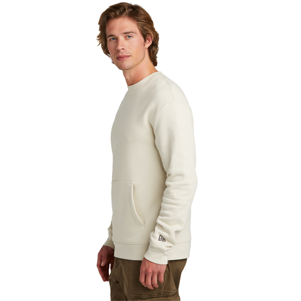 New Era® Heritage Fleece Cotton/Poly Unisex Pocket Crew