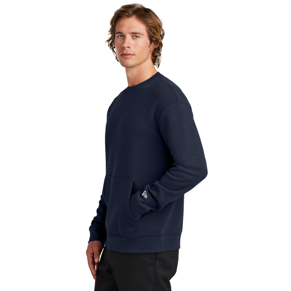 New Era® Heritage Fleece Cotton/Poly Unisex Pocket Crew
