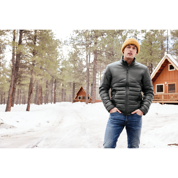 Eddie Bauer® Quilted Polyester Men's Jacket