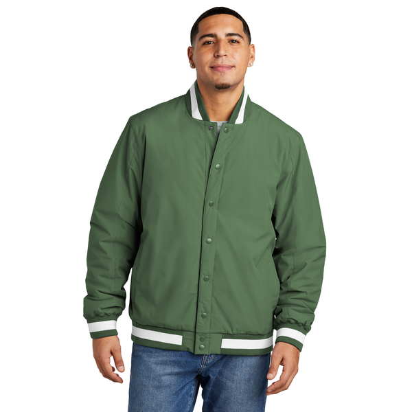 Sport-Tek® Insulated Polyester Varsity Men's Jacket