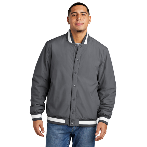Sport-Tek® Insulated Polyester Varsity Men's Jacket