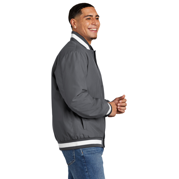 Sport-Tek® Insulated Polyester Varsity Men's Jacket