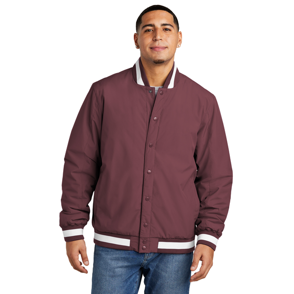 Sport-Tek® Insulated Polyester Varsity Men's Jacket