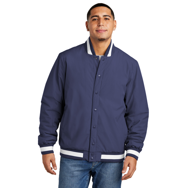 Sport-Tek® Insulated Polyester Varsity Men's Jacket