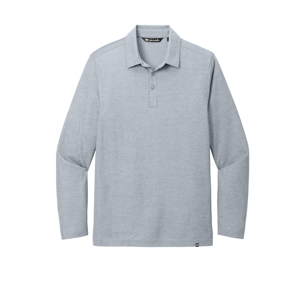 TravisMathew® Oceanside Cotton/Poly Heather Long Sleeve Men's Polo