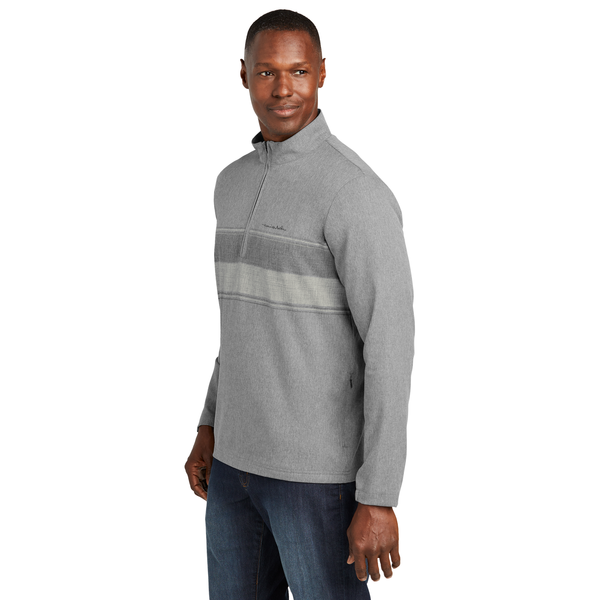 TravisMathew® Balboa Chest Stripe Poly/Spandex Men's 1/4 Zip