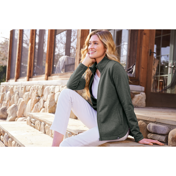 TravisMathew® Coveside Poly/Cotton Ladies' Full Zip