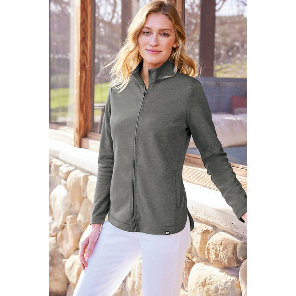 TravisMathew® Coveside Poly/Cotton Ladies' Full Zip