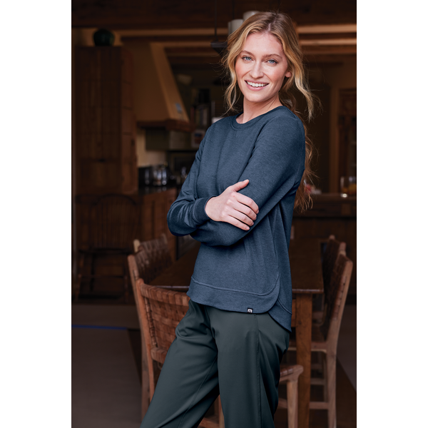 TravisMathew® Long Weekend Tri-Blend Ladies' Crew