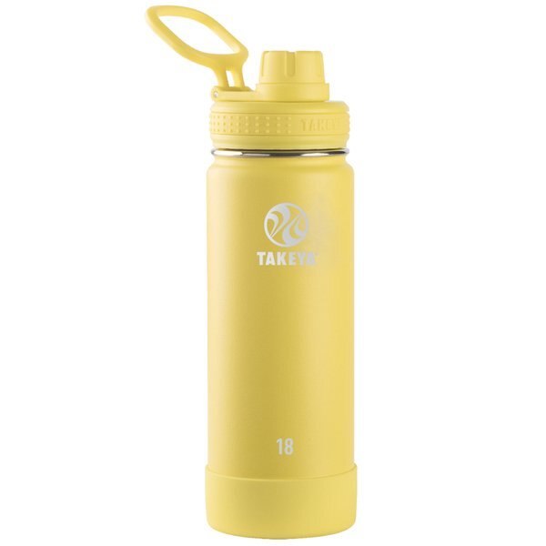 Takeya® Actives Spout Lid Stainless Steel Bottle, 18oz.