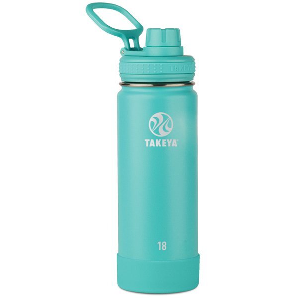 Takeya® Actives Spout Lid Stainless Steel Bottle, 18oz.