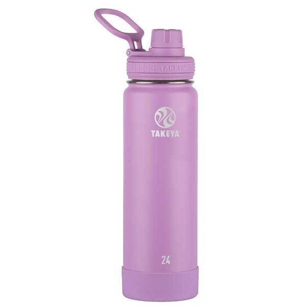Takeya® Actives Spout Lid Stainless Steel Bottle, 24oz.