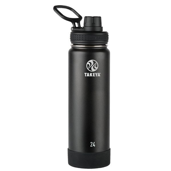 Takeya® Actives Spout Lid Stainless Steel Bottle, 24oz.