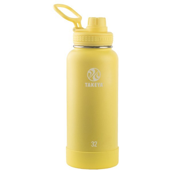 Takeya® Actives Spout Lid Stainless Steel Bottle, 32oz.