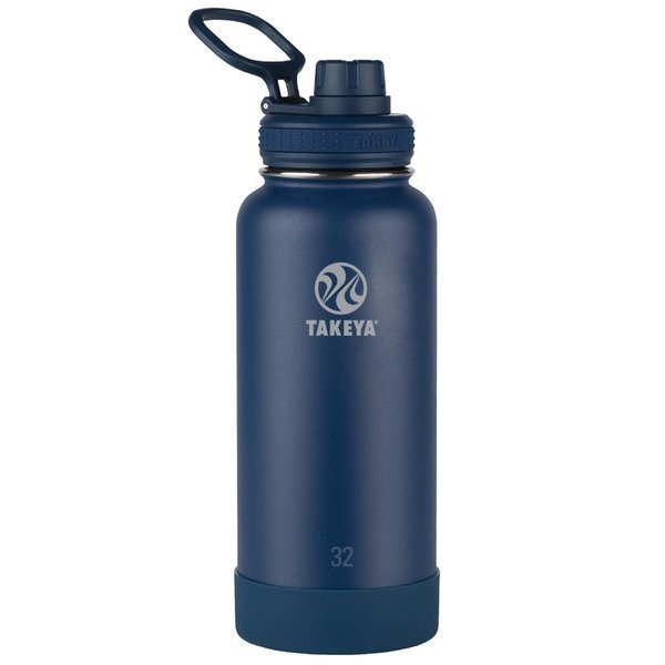 Takeya® Actives Spout Lid Stainless Steel Bottle, 32oz.