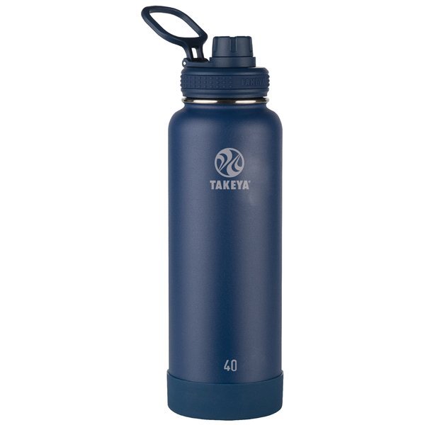 Takeya® Actives Spout Lid Stainless Steel Bottle, 40oz.