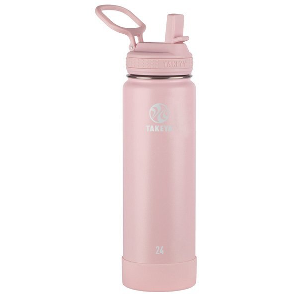 Takeya® Actives Straw Lid Stainless Steel Bottle, 24oz.