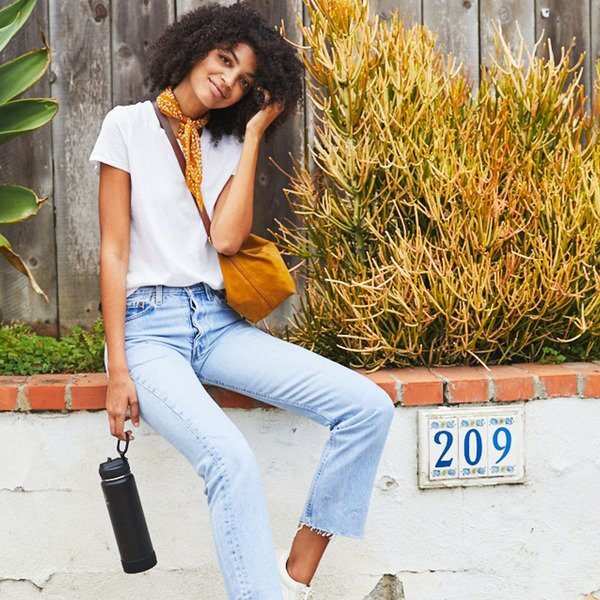 Takeya® Actives Straw Lid Stainless Steel Bottle, 24oz.