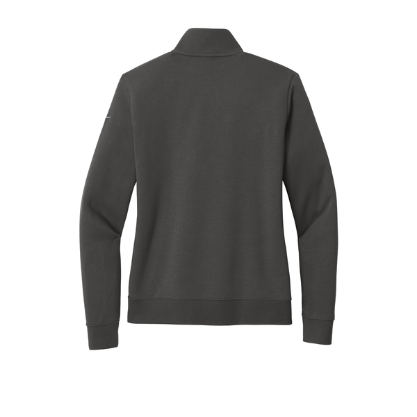 Nike® Club Fleece Tri-Blend Sleeve Swoosh Ladies' 1/2 Zip