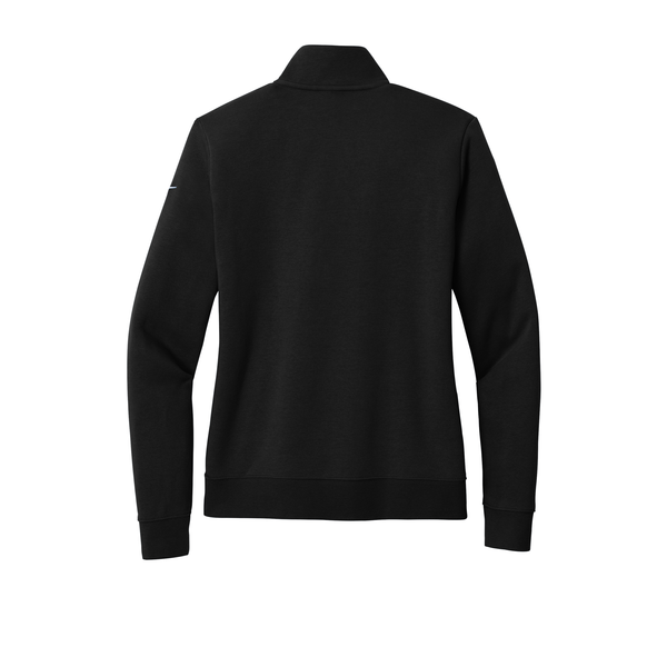 Nike® Club Fleece Tri-Blend Sleeve Swoosh Ladies' 1/2 Zip
