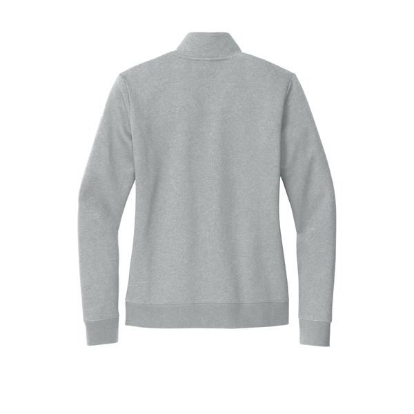 Nike® Club Fleece Tri-Blend Sleeve Swoosh Ladies' 1/2 Zip