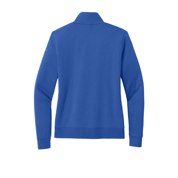 Nike® Club Fleece Tri-Blend Sleeve Swoosh Ladies' 1/2 Zip