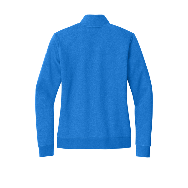 Nike® Club Fleece Tri-Blend Sleeve Swoosh Ladies' 1/2 Zip