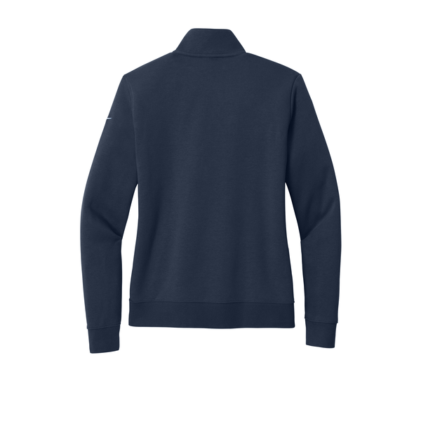 Nike® Club Fleece Tri-Blend Sleeve Swoosh Ladies' 1/2 Zip