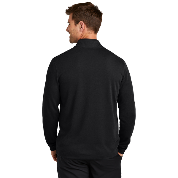 Nike® Textured Polyester 1/2 Zip Men's Cover Up