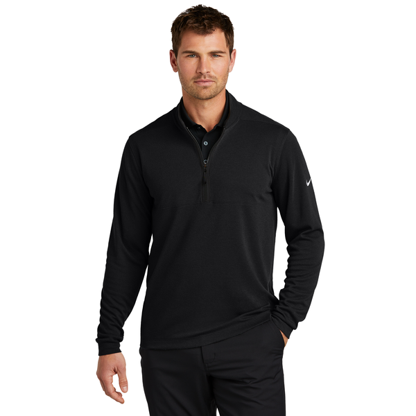 Nike® Textured Polyester 1/2 Zip Men's Cover Up
