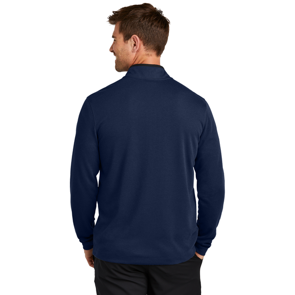 Nike® Textured Polyester 1/2 Zip Men's Cover Up