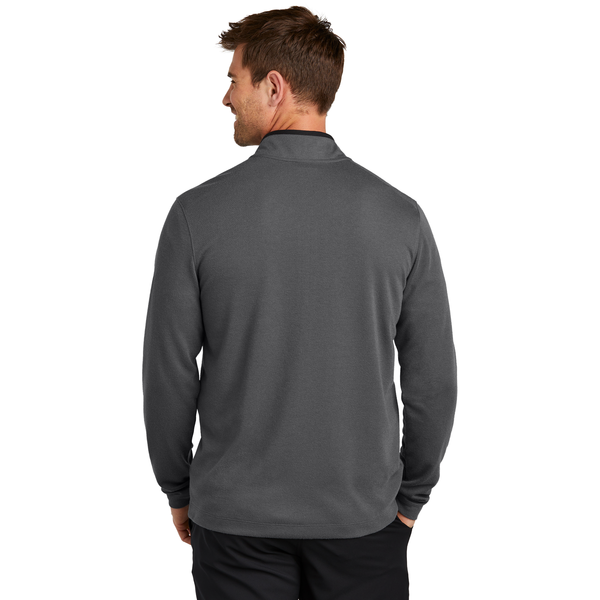 Nike® Textured Polyester 1/2 Zip Men's Cover Up