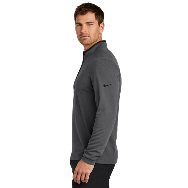 Nike® Textured Polyester 1/2 Zip Men's Cover Up