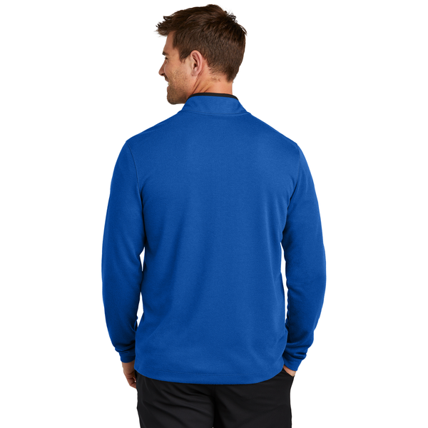 Nike® Textured Polyester 1/2 Zip Men's Cover Up