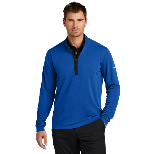 Nike® Textured Polyester 1/2 Zip Men's Cover Up