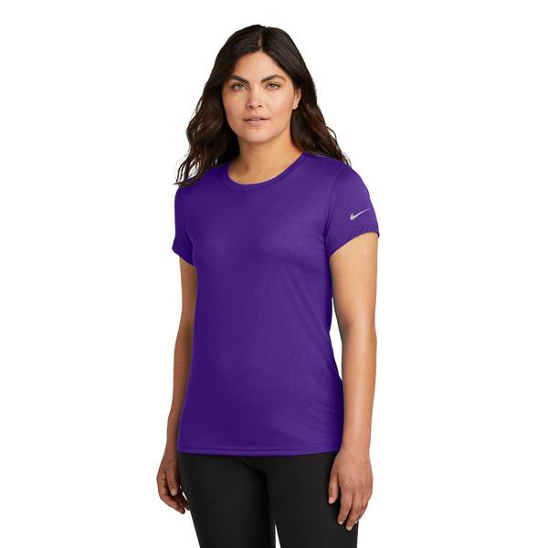Nike® Swoosh Sleeve Recycled Poly rLegend Ladies' Tee