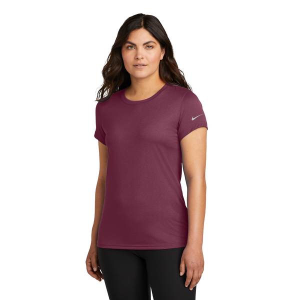 Nike® Swoosh Sleeve Recycled Poly rLegend Ladies' Tee