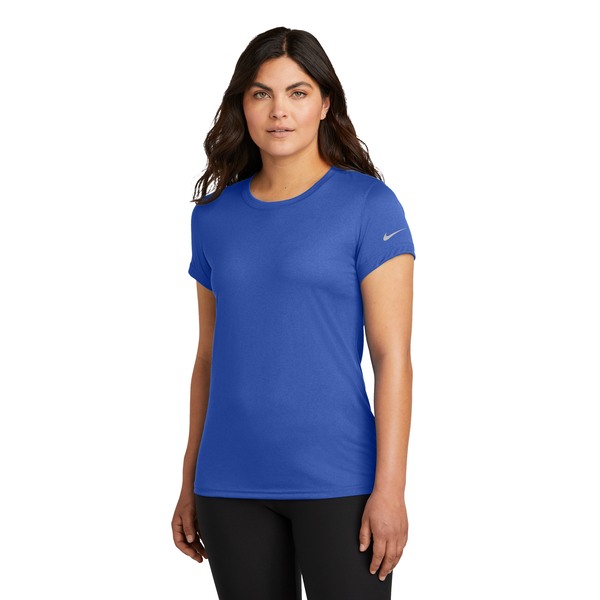 Nike® Swoosh Sleeve Recycled Poly rLegend Ladies' Tee