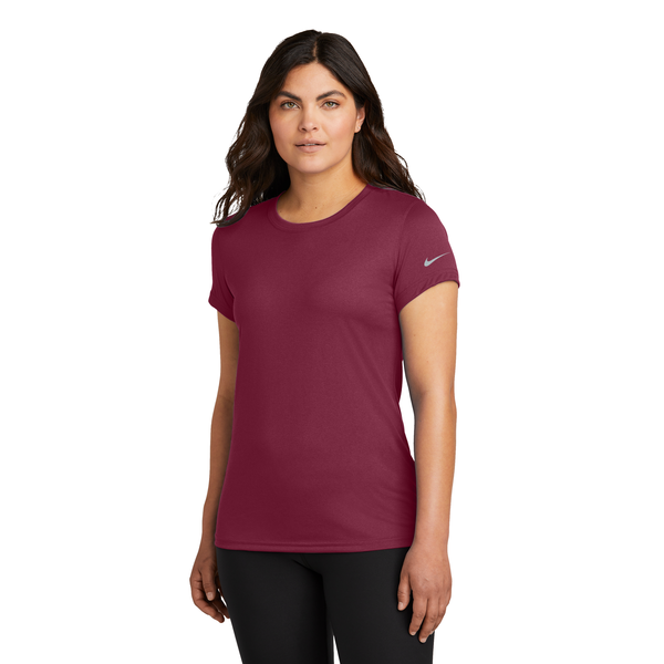 Nike® Swoosh Sleeve Recycled Poly rLegend Ladies' Tee