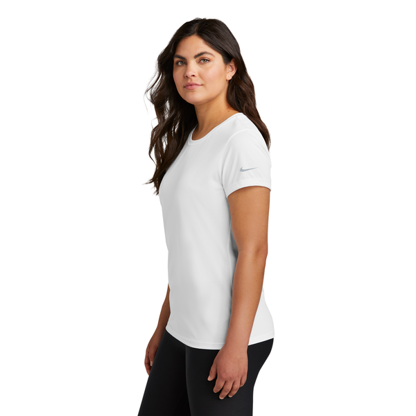 Nike® Swoosh Sleeve Recycled Poly rLegend Ladies' Tee