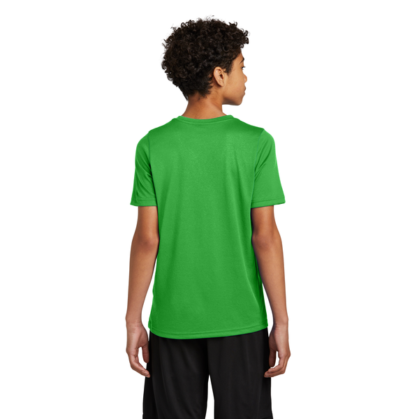 Nike® Swoosh Sleeve Recycled Poly rLegend Youth Tee