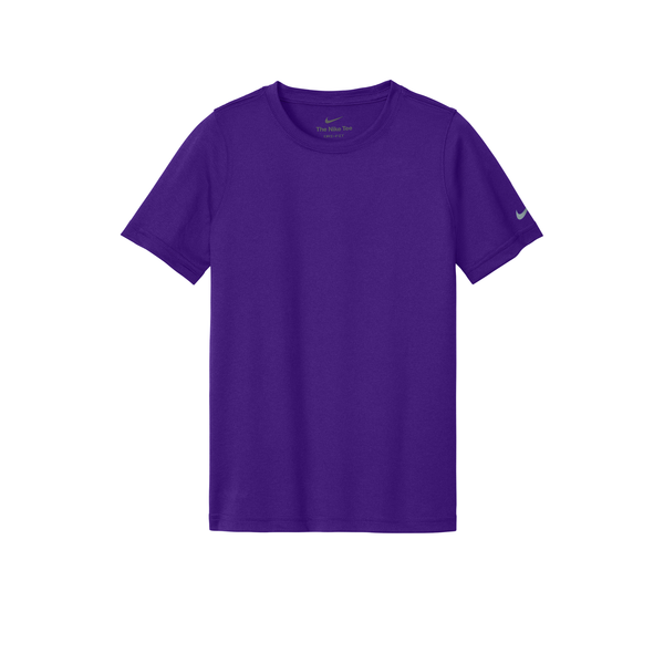 Nike® Swoosh Sleeve Recycled Poly rLegend Youth Tee