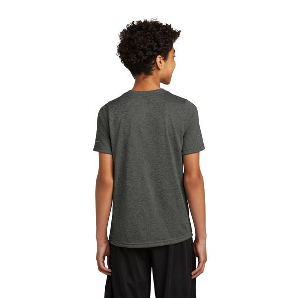Nike® Swoosh Sleeve Recycled Poly rLegend Youth Tee