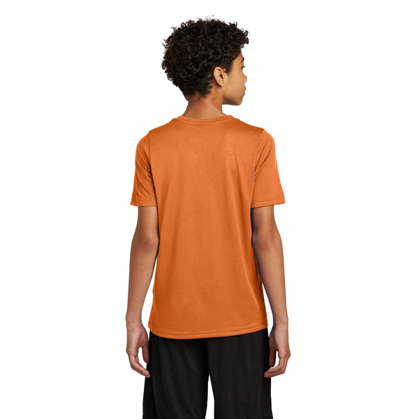 Nike® Swoosh Sleeve Recycled Poly rLegend Youth Tee